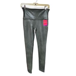 Spanx Olive Green Leggings. Nwt- Large